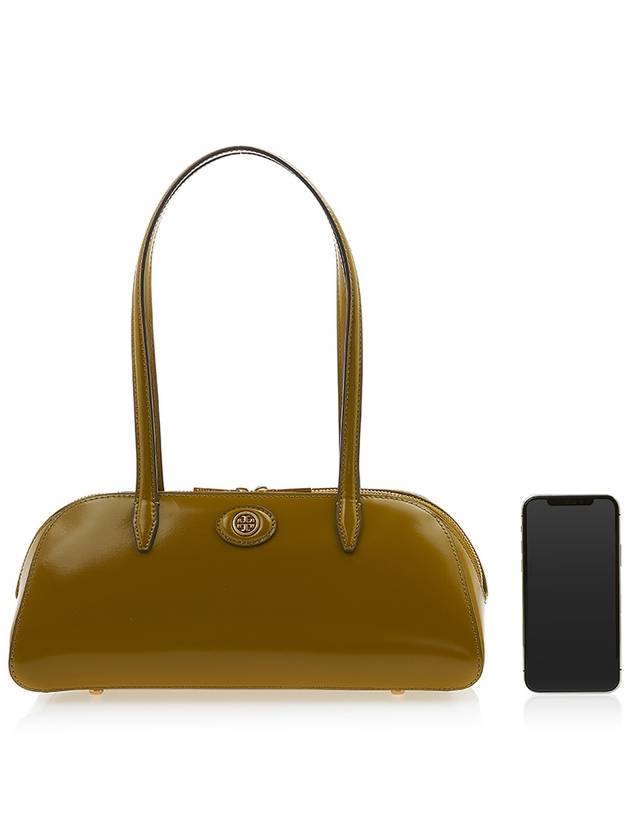 Robinson Small Leather Shoulder Bag Mustard - TORY BURCH - BALAAN 7