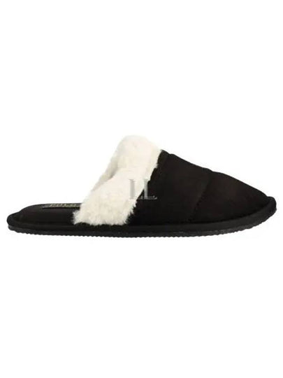 Kelcie Snuff Microsuede Mule Black - POLO RALPH LAUREN - BALAAN 2