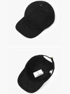 Gancini Monogram Ball Cap Black - SALVATORE FERRAGAMO - BALAAN 4