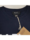 VPC Logo Organic Cotton Short Sleeve T-Shirt Navy - A.P.C. - BALAAN 5