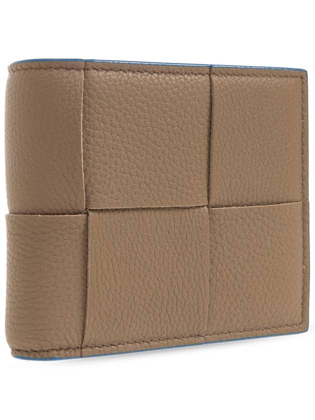 Bottega Veneta Leather Bifold Wallet, Men's, Brown - BOTTEGA VENETA - BALAAN 4