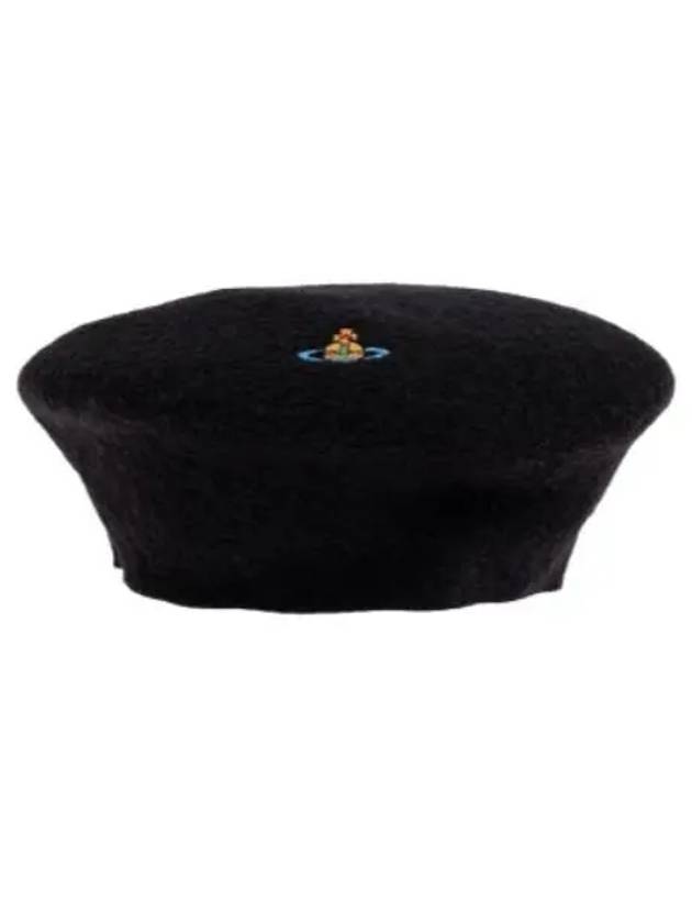 ORB Logo Beret Black - VIVIENNE WESTWOOD - BALAAN 2