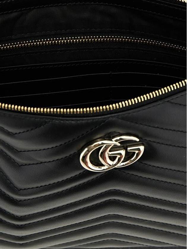 GG Marmont Large Pouch Bag Black - GUCCI - BALAAN 5