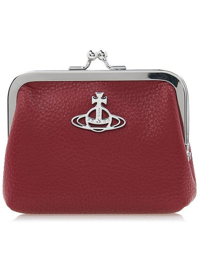 Women's Grain Pulse Frame Coin Wallet Red - VIVIENNE WESTWOOD - BALAAN 2