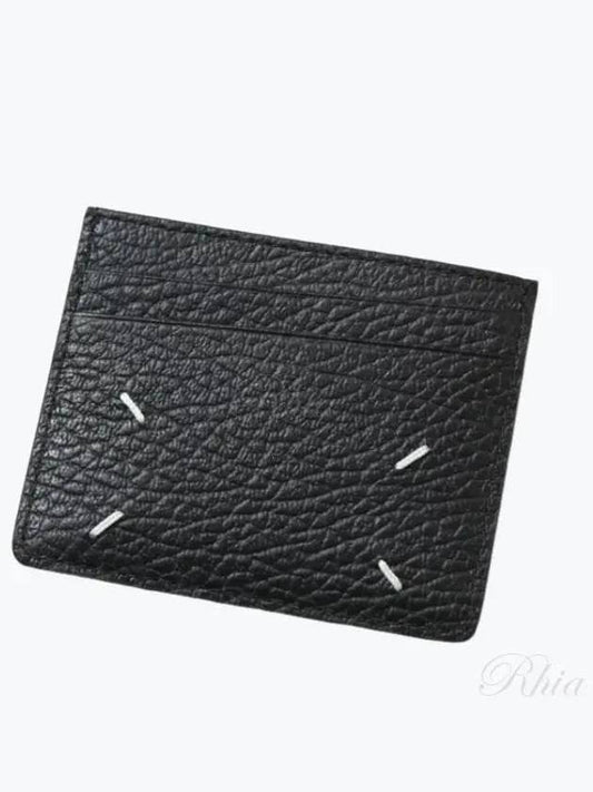 Four Stitch Card Wallet Black - MAISON MARGIELA - BALAAN 2