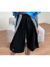 Long Wrap Around Belt Shorts Black - ADIDAS - BALAAN 3