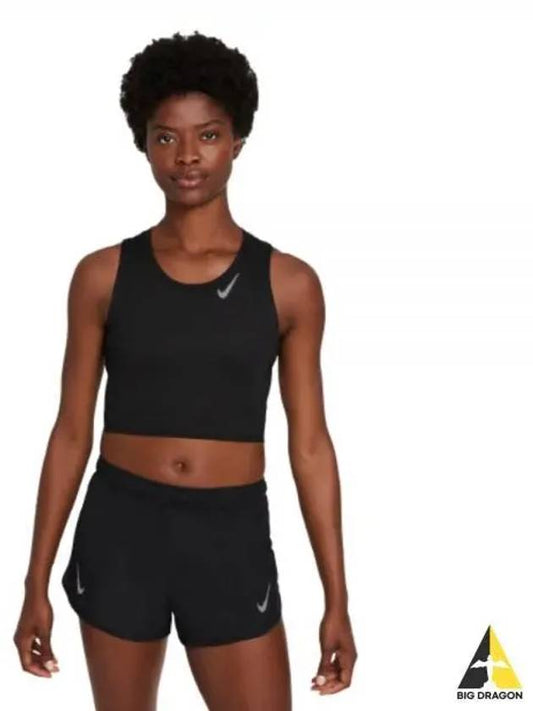 Dri Fit Race Crop Sleeveless Black - NIKE - BALAAN 2