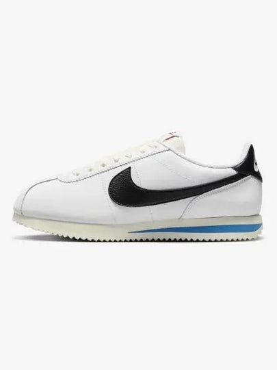 Women's Cortez Low Top Sneakers Black White - NIKE - BALAAN 2