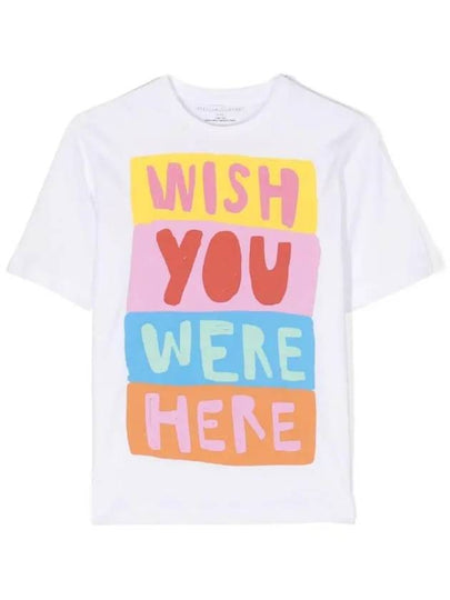 Kids Graphic Print T Shirt TU8B11 Z0434 100 - STELLA MCCARTNEY - BALAAN 2