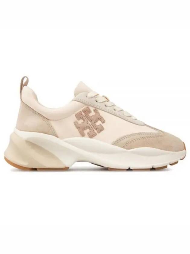 Good Luck Trainer Low Top Sneakers Beige - TORY BURCH - BALAAN 2