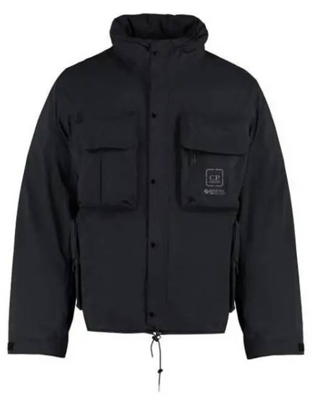 Metropolis Series Gore-Tex 3L Infinium Hooded Jacket Black - CP COMPANY - BALAAN 2