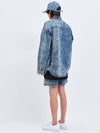 Oversized Jinro Denim Shirt Blue - C WEAR BY THE GENIUS - BALAAN 11