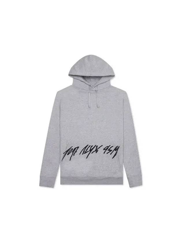 ALYX Men s Gray Script Logo Hoodie AAUSW0133FA01 - 1017 ALYX 9SM - BALAAN 4