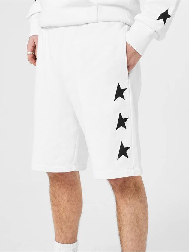 Star Print Shorts White - GOLDEN GOOSE - BALAAN 5