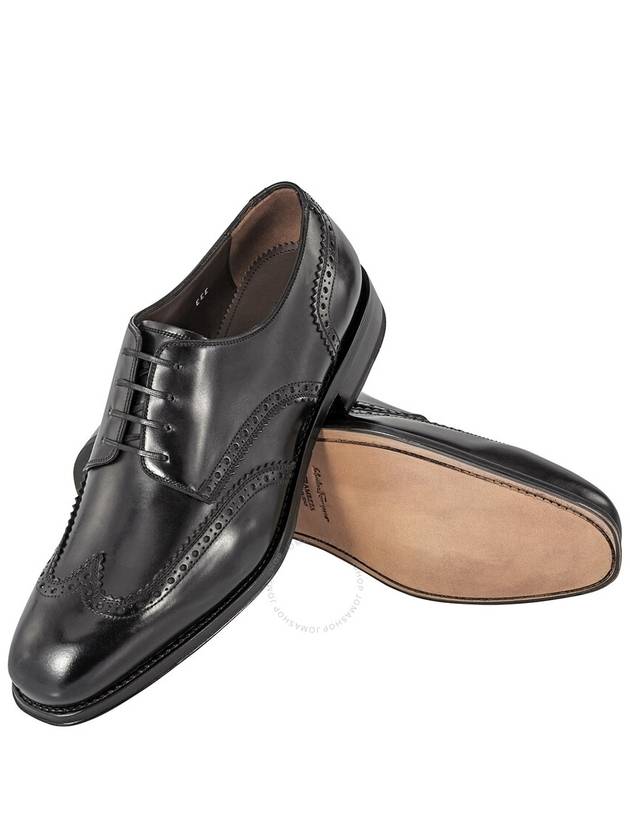 Salvatore Men's Balmont Oxford Shoes Black - SALVATORE FERRAGAMO - BALAAN 3