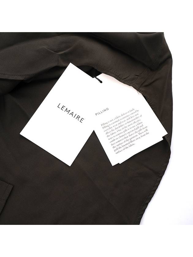 Double Pocket Long Sleeve Shirt Brown - LEMAIRE - BALAAN 9