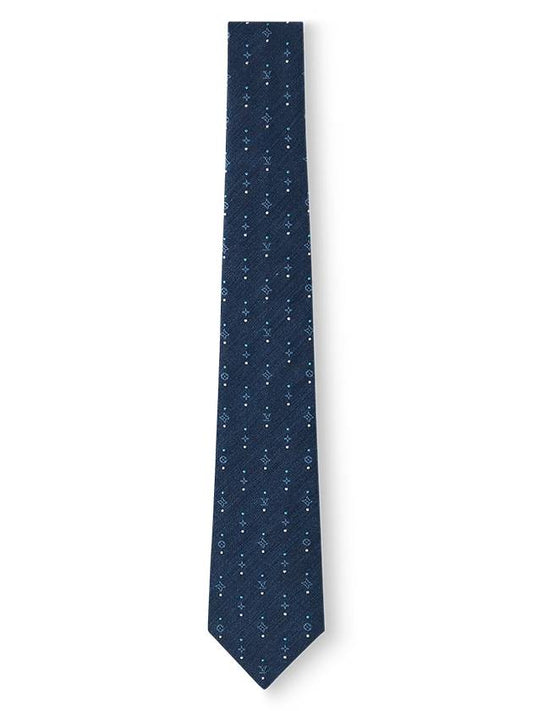 Men's Dot On Eclipse Tie Navy - LOUIS VUITTON - BALAAN 2