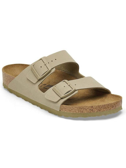 Arizona Birko-Flor Slippers Faded Khaki - BIRKENSTOCK - BALAAN 2