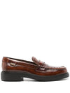 Mocassino Patent Leather Loafer brown - TOD'S - BALAAN 1