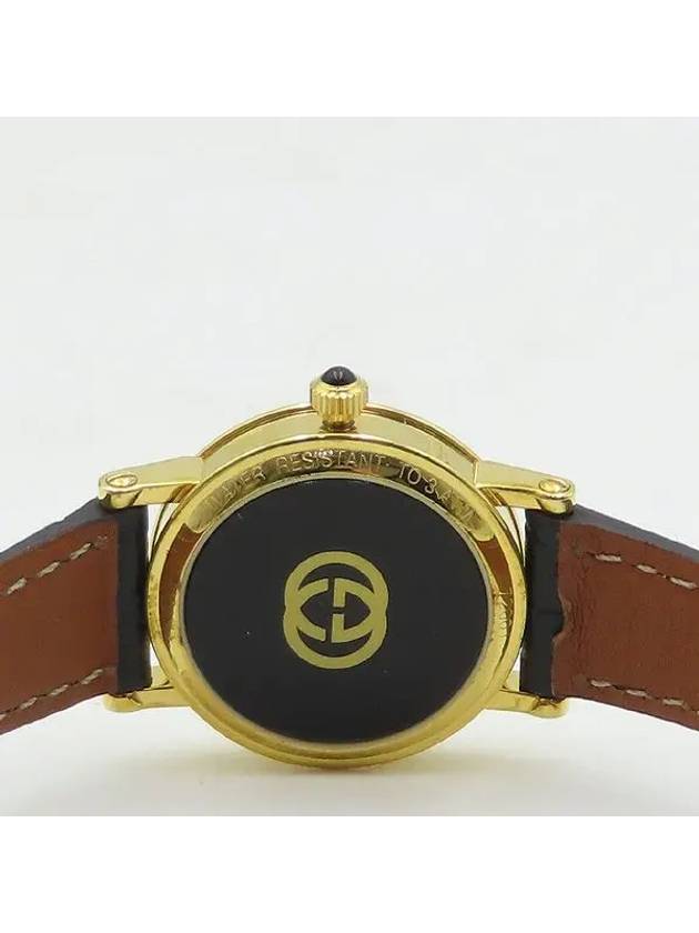 7200L Round Gold Bezel Women s Quartz Watch - GUCCI - BALAAN 4