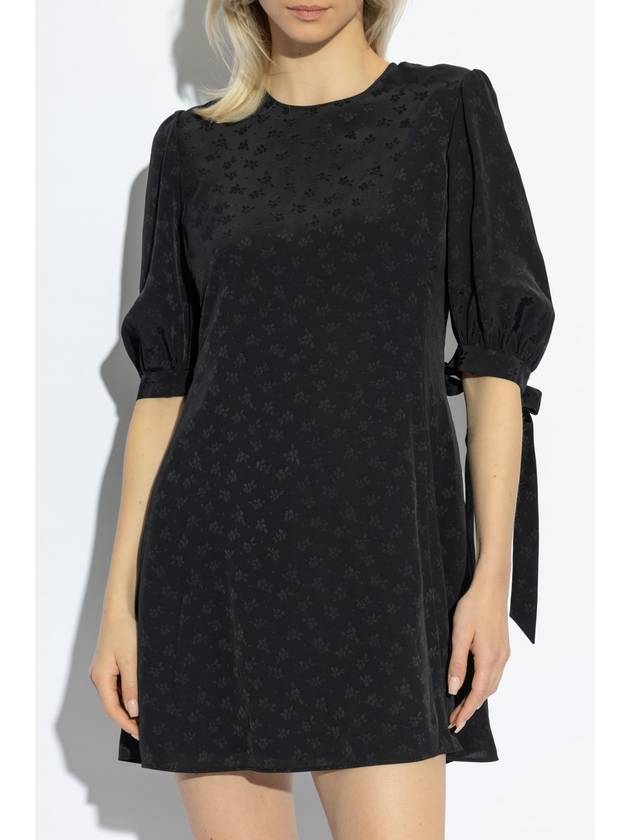 Chloé Dress With Floral Pattern, Women's, Black - CHLOE - BALAAN 3