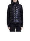 Women's Padded Wool Cardigan Black - MONCLER - BALAAN 2