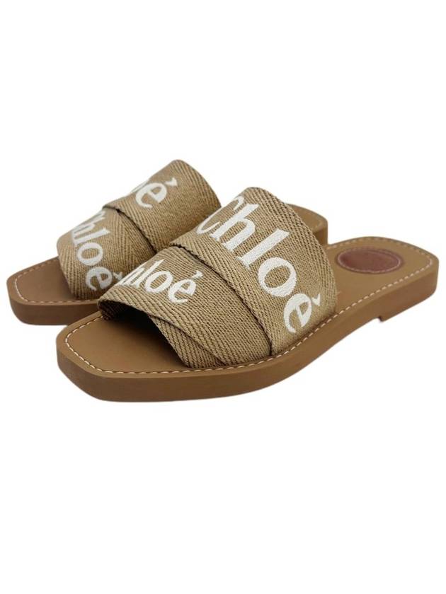 24SS Woody Logo Strap Women’s Slippers CHC23U18 24J - CHLOE - BALAAN 1