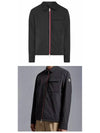 Epte Logo Patch Flap Pocket Zip Up Jacket Black - MONCLER - BALAAN 5