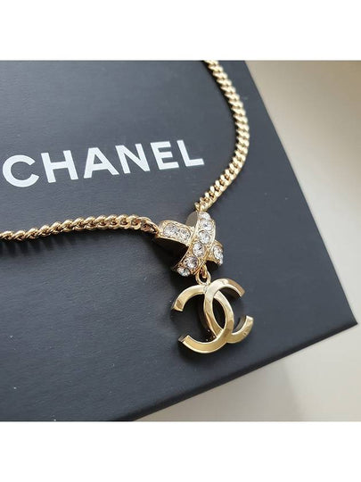 Cross crystal CC logo necklace - CHANEL - BALAAN 2