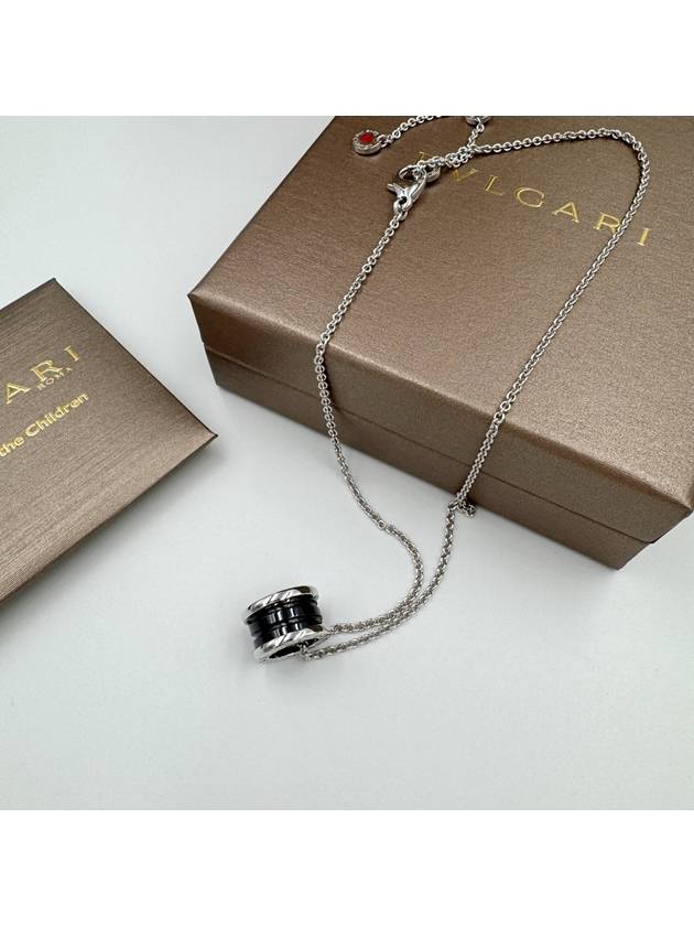 Save The Children Necklace Black Sterling Silver - BVLGARI - BALAAN 5