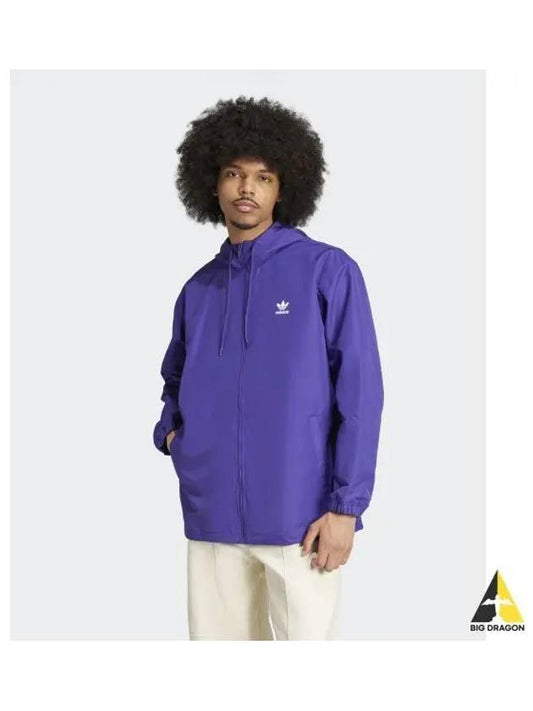 adidas Trefoil Windbreaker Purple IZ2426 - ADIDAS - BALAAN 1