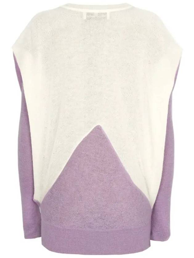 Women's ORB Embroidered Knit Top Purple - VIVIENNE WESTWOOD - BALAAN 3