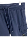 Men's Lens Patch Cargo Shorts Navy - CP COMPANY - BALAAN 3