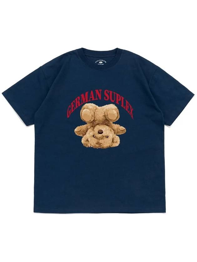 SUPLEX BEAR T SHIRTS DARK BLUE - POLYGRAM - BALAAN 3