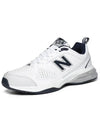 624 Low Top Sneakers Navy White - NEW BALANCE - BALAAN 6