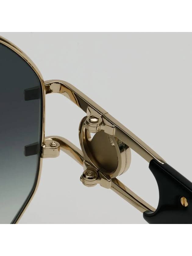 Sunglasses LNV126SLB 714 round metal frame gold logo fashion - LANVIN - BALAAN 6