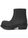 Fireman Rubber Rain Boots Black - BOTTEGA VENETA - BALAAN 5