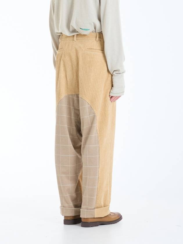 Men s Wide Baggie Trousers mustard coduroy whyso24FW14 - WHYSOCEREALZ - BALAAN 4