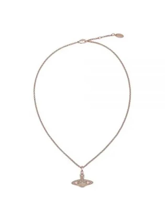 Mini Bas Relief Pendant Necklace Rose Gold - VIVIENNE WESTWOOD - BALAAN 2