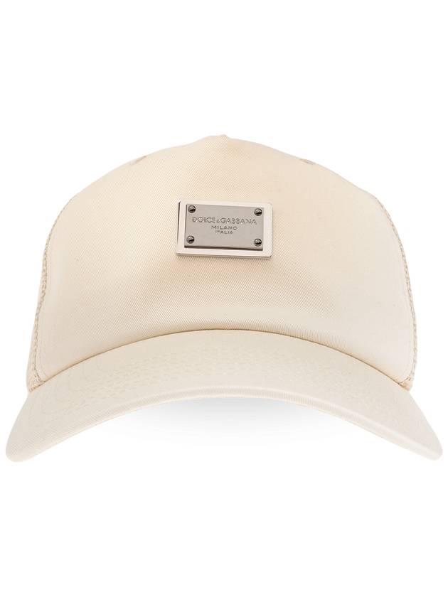 Dolce & Gabbana Baseball Cap, Men's, Cream - DOLCE&GABBANA - BALAAN 1