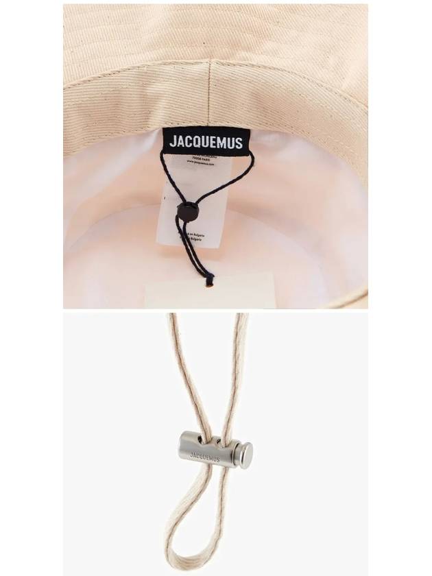 Le Bob Artichaut Bucket Hat Off White - JACQUEMUS - BALAAN.