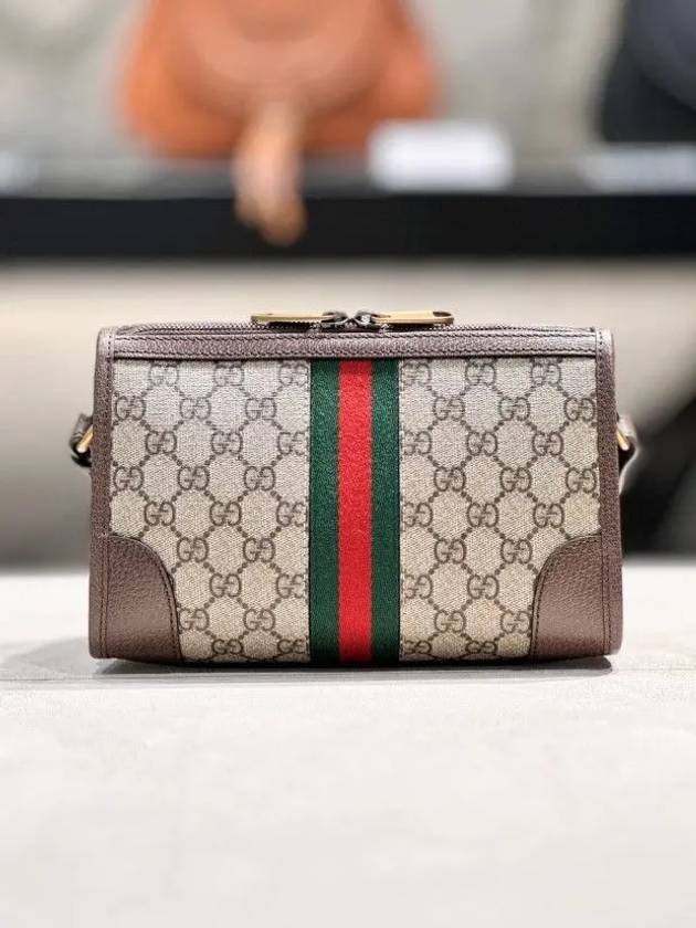 Ophidia GG Messenger Bag Beige Ebony - GUCCI - BALAAN 3