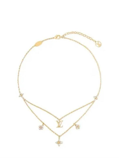 LV Floragram Necklace Gold - LOUIS VUITTON - BALAAN 2