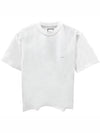 Jellyfish Back Logo Cotton Short Sleeve T-Shirt White - WOOYOUNGMI - BALAAN 2