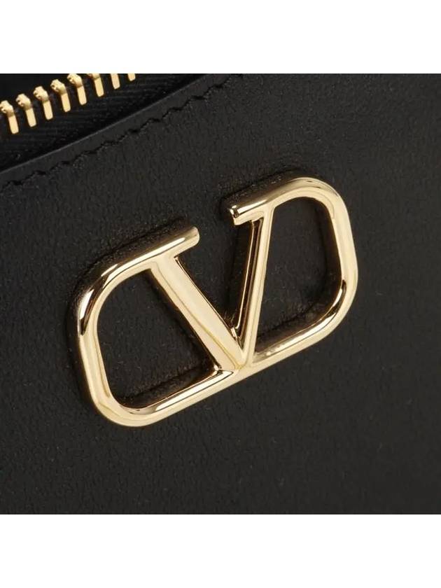 V Logo Signature Mini Shoulder Bag Black - VALENTINO - BALAAN 6