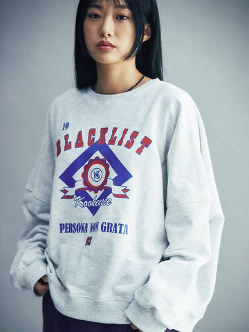 Persona Sweatshirt White Melange - KOOKEESEE - BALAAN 1