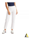 Women's Lux 4 Way Stretch Twill Straight Pants Snow - G/FORE - BALAAN 2