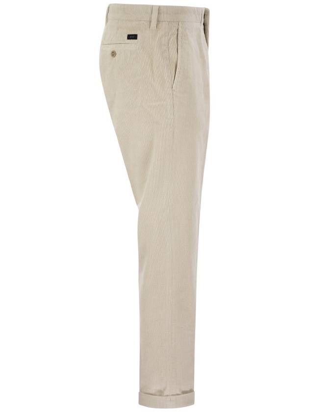 Slim corduroy trousers - FAY - BALAAN 3