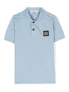 Stone Island Polo T Shirt 801621448V0040 Blue - STONE ISLAND - BALAAN 1