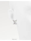 LV Iconic Earrings Silver - LOUIS VUITTON - BALAAN 4